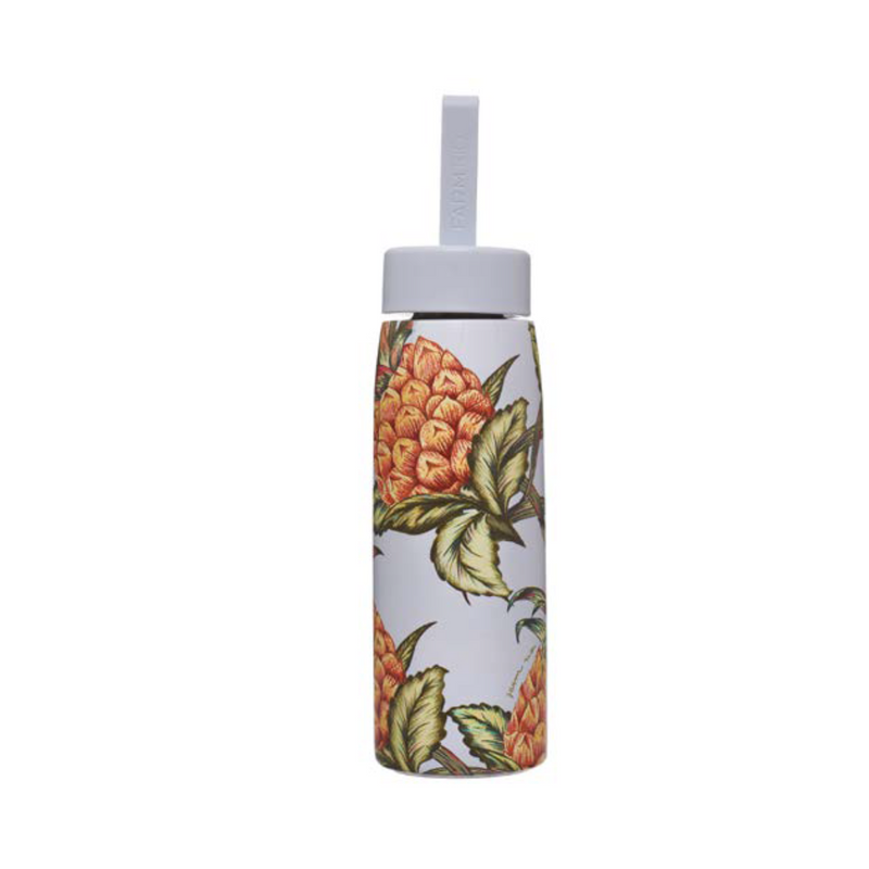 Garrafa 500ML Farm Que Sede Suco de Abacaxi | Aço Inoxidável - Térmica
