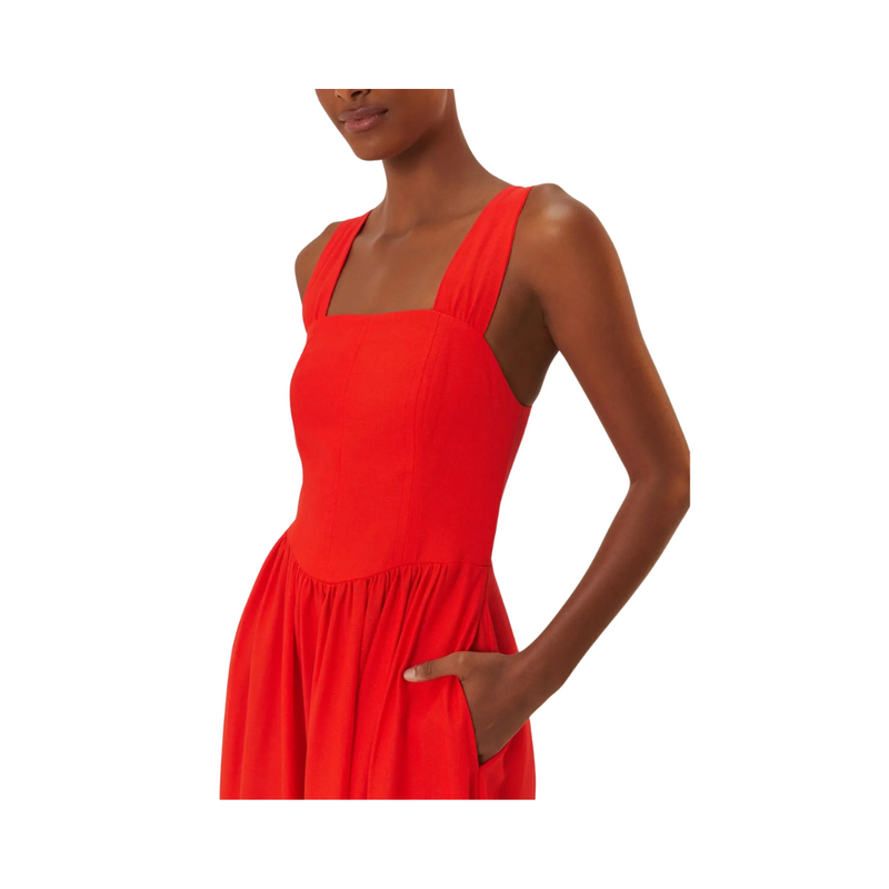 Vestido Corselet Cropped | Longo - Original Farm 