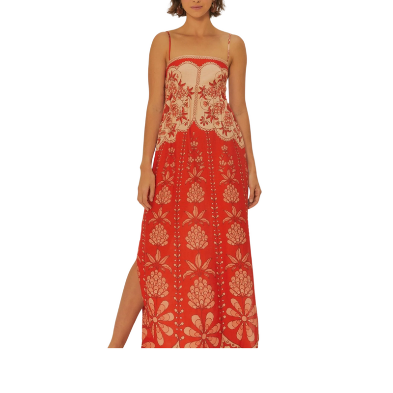Vestido Cropped Caetana | Decote V - Original Farm