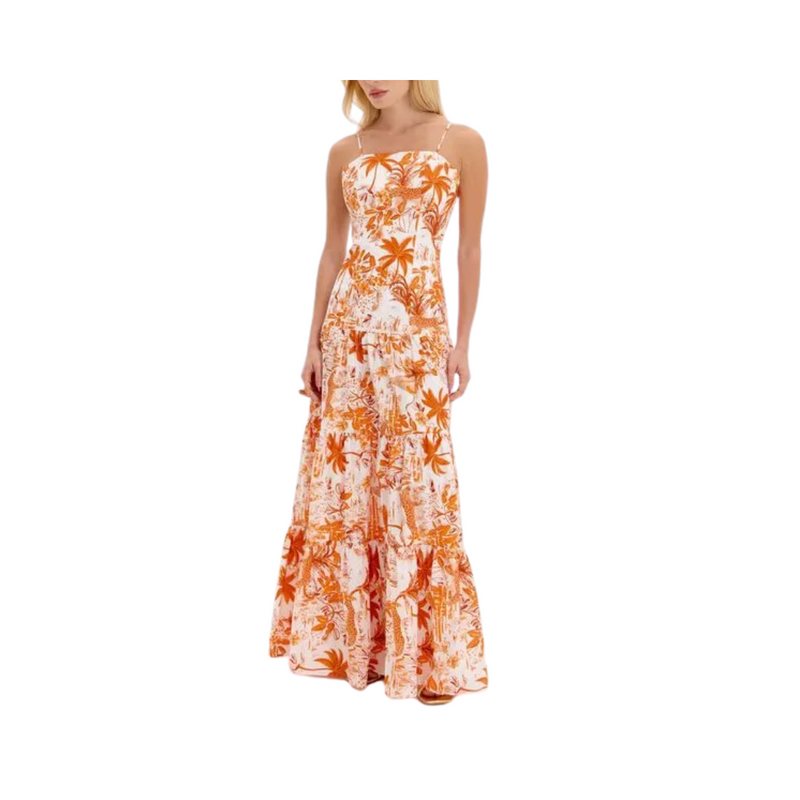 Vestido Longo de Alça | Em Algodão