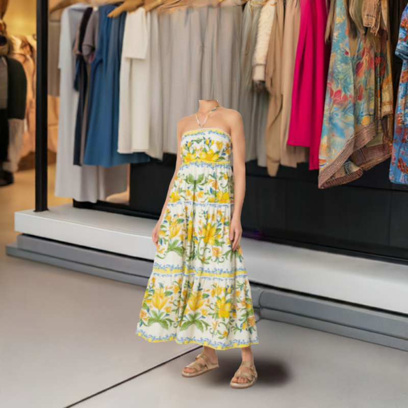 Vestido Cropped Sicilia Lenço